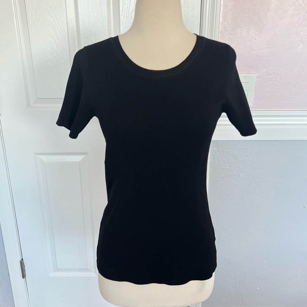 Whyte Studio Designed by Bianca‎ Whyte Black Top Size M